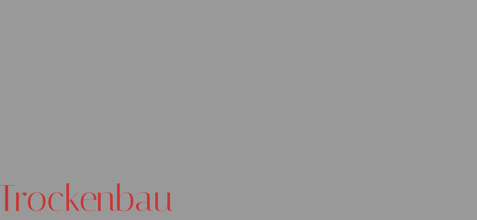 Trockenbau